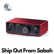 Focusrite Scarlett Solo Audio interface, 4th Gen (4th Generation)