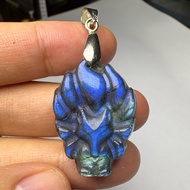 Nine Tailed Fox Crystal Pendants with S925 clasp natural crystal