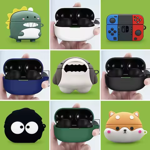 Cute Cartoon Case for Sony Wf1000xm4 Protective Cover Soft Silicone for Sony WF-1000XM4 Bluetooth Ea