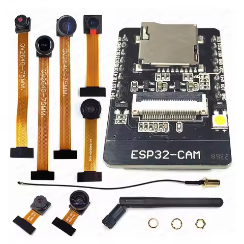 24Pin ESP32 CAM with OV2640 Camera Module Kit 8MB PSRAM 2.4G WIFI 3dbi Antenna 160 120 66 Degrees 85