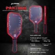 ( Mới Hàng Chính Hãng) Vợt Pickleball KAIWIN PANTHER Kết Hợp Sợi Cacbon và Sợi Thủy Tinh.