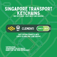 Clementi MRT Station Keychain