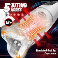 飞机杯自动Automatic Male Masturbator Oral Male Sex Toy For Men toy for adult man 3 Motor & 5 Biting & 8 V