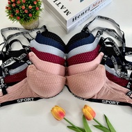 Underwire Bra Cup A 3 Cm Thick Foam Size 32-36 Polka Dot Pattern Women's Clothing Sponge Women Lady 