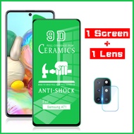 9D Full Screen Protector and Camera Protector For Samsung Galaxy Note 10 Lite A13 A33 A53 A73 A01 A02s A03s A20s A10s A11 A12 A22 A30 A31 A32 A21s A50s A51 A52s A42 A70s A71 A72 M02 M12 M51 M31 M32 M21 M22 S20 fe