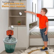 [T&B Dec] Wall-Mounted Basketball Hoop Miniature 3D Printed Plastic Basketball System Suitable Waste