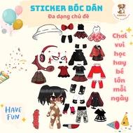 (B2) Avatar Sticker Montessori peel-and-stick paper toy helps children develop comprehensively early