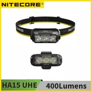 NITECORE HA15 UHE Headlamp 400Lumens 6*NiteLab UHE LEDs Include Battery For Camping, Hiking/Trekking