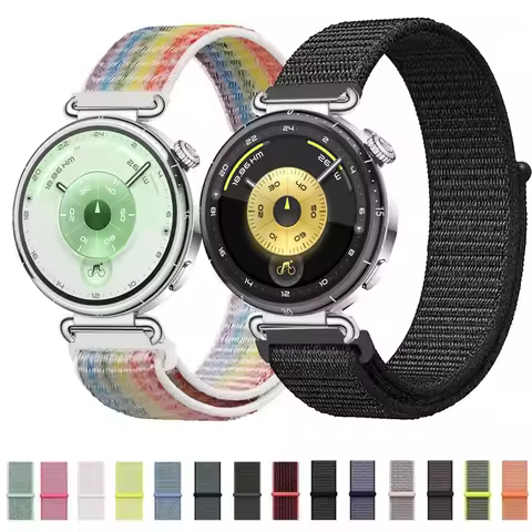 18mm Nylon Strap for Huawei Watch GT6 GT5 GT4 41mm Sports Comfortable Breathable Wristband Huawei Wa