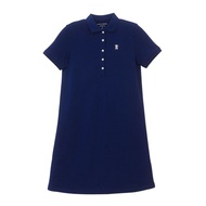 GIORDANO Women's Cotton Lycra Pique Comfort Fit Polo Dress (05466415)