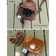 Suitable for sony RX100 M7 Camera Bag DCS-RX100M5M6 sony Black Card 7 Protective Case ZV1 Leather Ca