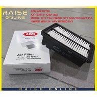 APM AIR FILTER AA-10303 (17220-5R0) MODEL: CITY T9A HYBRID CITY GN2/TOO JAZZ T5A HYBRID WRV 24- HRV 