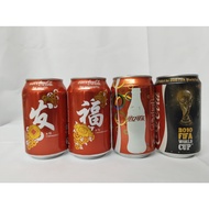 (4 cans) Malaysia Coca Cola Coke empty can set (XX)