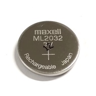 1pcs ML2032 Rechargeable Button Battery 3V Computer Motherboard Battery Backup Battery Replaceable C