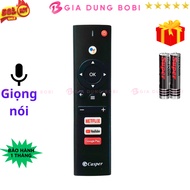 Remote điều khiển tivi Casper A3 Mã 08 Giọng nói Điều Khiển TV Casper - Tặng kem pin - Gia Dụng Bo B