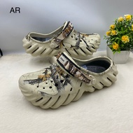 【ถูกที่สุดในเว็บ】รองเท้ารองเท้า Crocs Echo รองเท้าแบบสวมสำหรับผู้ชายลายมาใหม่ งานสวยมากๆน้ำหนักเบา พ