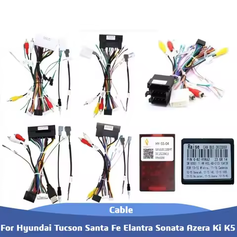 Canbus Box Decoder HY-SS-04 For Hyundai Tucson Santa Fe Elantra Sonata Azera Ki K5 Sportage Optima S