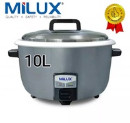 Milux 10L Commercial Rice Cooker MRC-5200 Periuk Nasi elektrik besar MRC5200