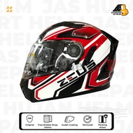 Helm Full Face Zeus 813 AN5 White Red