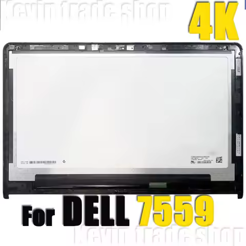 OEM Touch Assembly For Dell 15-7559 Laptop LCD Screen 4K FHD LP156UD2-SPA1 with frame Display matrix