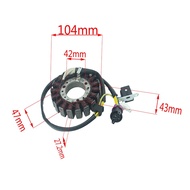 Motorcycle Generator Magneto Stator Coil Comp Fit For Linhai 250CC 300CC Feishen 250CC 300CC Moto Scooter ATV Engines CQ