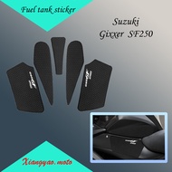 For Motorcycle GIXXER SF250 Gixxer sf 250 2020-2023 Tank Protection Tank Pad  Non-Slip Fuel Tank Pad