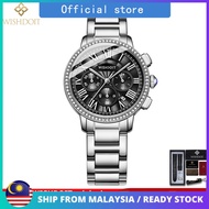 WISHDOIT Jam Tangan Perempuan Wanita Original Waterproof Snless Steel Fashion Ladies Watch Women