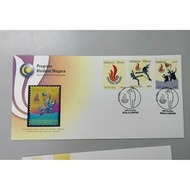 Royal Selangor Pewter Niobium Stamp FDC - 2004 National Service Programme PKN - Niobium or Pewter