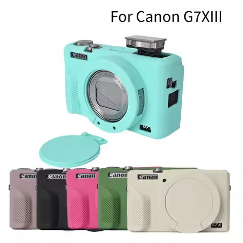 G7X3 G7X2 Soft Rubber Silicone Case Cover For Canon Powershot G7XII G7X II G7X Mark 2 G7X Mark III G