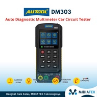 AUTOOL DM303 Auto Diagnostic Multimeter Car Circuit Tester with K/CAN/Oscilloscope/Cranking/Analog S