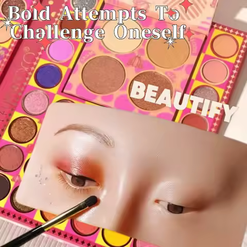 1pcs Reusable 5D Cosmetic Makeup Practice Mask Board Pad Skin Eye Face Solution Makeup Mannequin Sil