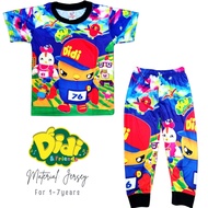 PASKAL ARMY Askar Kids 2-12 Years Didi & Friend Microfiber Pajamas Baju Tidur Sleepwear Budak Lelaki