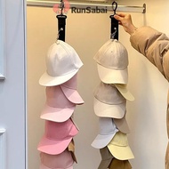 RunSabai Baseball Cap Storage Organizer With Eight Clips Wall Mounted Cap Holder Closet Storage Orga
