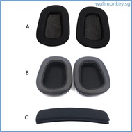 WU 1 Pair Ear Pads Cushion Sponge Cover Earmuffs Replacement for G633 G933