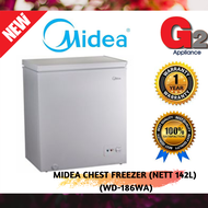 Midea MD-RC207FZB01 Chest Freezer  [READY STOCK+Safe & Fast DELIVERY]- Media Warranty Malaysia
