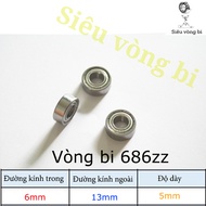 Bearing - bearing code 686zz - Standard 6*13*5mm