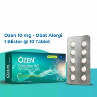 Ozen Cetirizine 10mg box / Membantu Meredakan Alergi / Obat Alergi Kulit / Obat Gatal