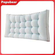 Headboard Pillow Headboard Backrest with Elastic Strap Bed Waist Support Cushion Daybed Bolster for