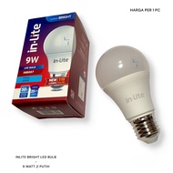 INLITE LED Bulb Lamp with Warranty 9W 9W 9Watt 9 Watt white yellow/ INB007 e27