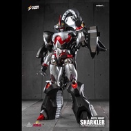 D Ready Stock Iron Armored Baby Shark Pepper Super Change Form Movable Alloy Finished Ornaments 26 3