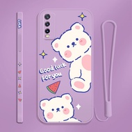 Soft Case Silikon Tpu Motif Kartun Beruang Untuk Vivo V2026 V2033