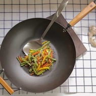 JIA品家 家嚐 碳化鐵鍋 炒鍋36cm MIT台灣製造