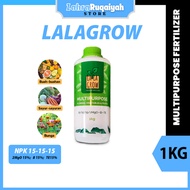 Lalagrow MULTIPURPOSE Baja Pelbagai 1KG Fertilizer Durian Bunga Pokok Hiasan Sayur Buah Kimia
