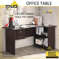 Atmua Furniture Chee L-Shape Writing Table - 5 Feet Full Melamine  *water resistance