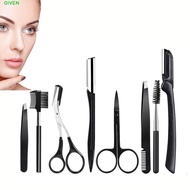 GIVEN Eyebrow Tweezer Professional 4 Pcs/Set Face Epilator Hair Remover Eyebrow Shaper Razor