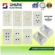 SHUTA Classic Switch&Outlet 1gang 2gang 3gang