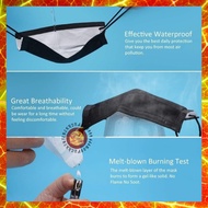 ✾﹊【Ready Stock】✹3ply Black Face Mask 50pcs ply Disposable Surgical Face Mask Makapal FDA Approved He