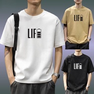 【Premium 220GSM 100% Cotton T-Shirt】GXG Unisex Cototton Round Neck T-Shirt with 220 GSM Fabric Mensw