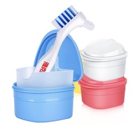 Y-Kelin Denture Cleaning Set with Soaking Box and Denture Brush