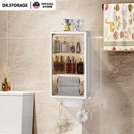 DR.STORAGE Wall-Mounted Tissue Storage Box Bathroom Storage Box Simple Wall Mounted Skincare Product